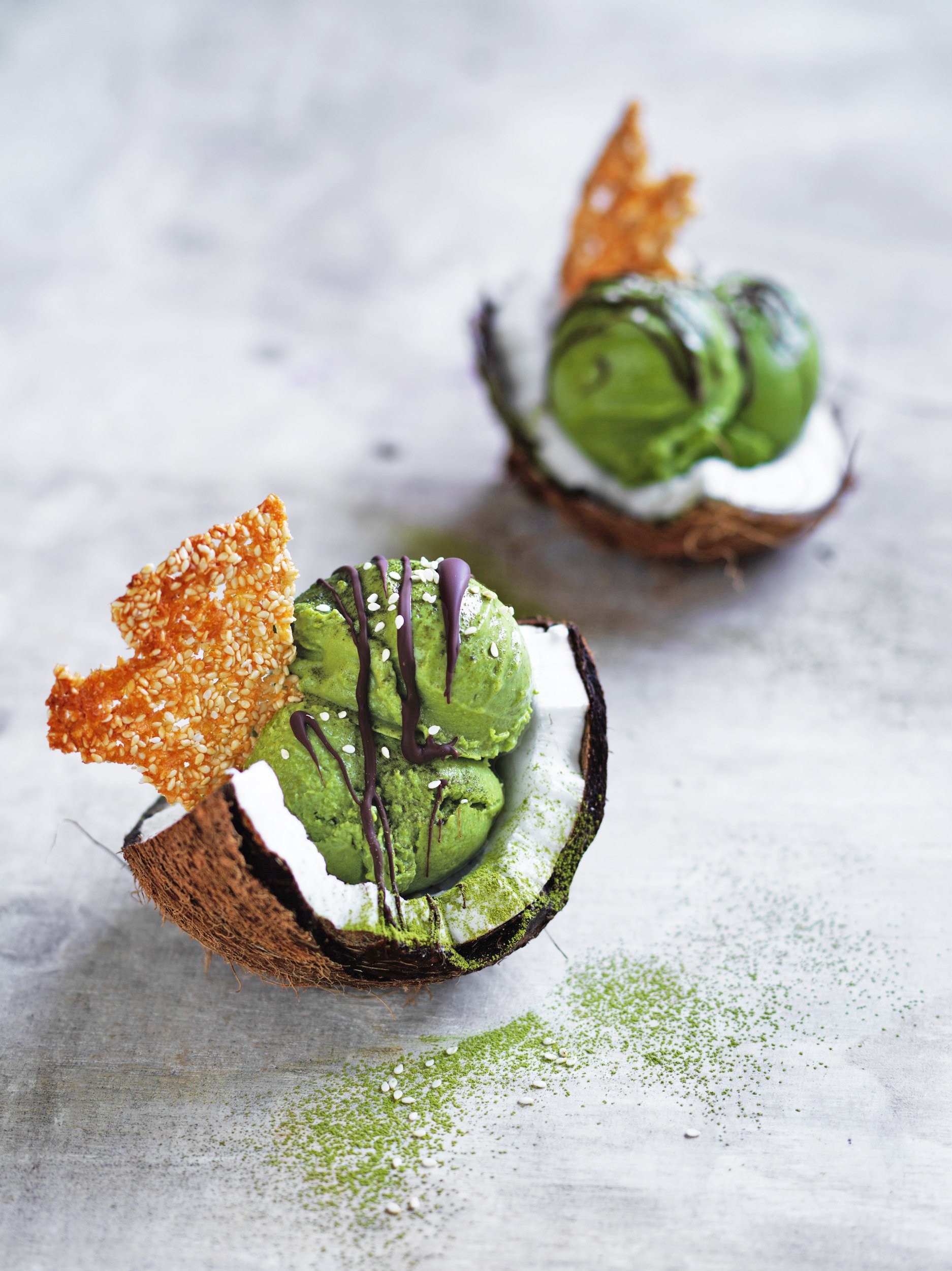 MATCHA COCONUT SUNDAE